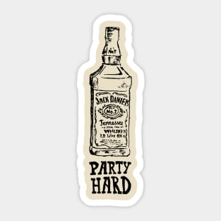 Party hard Sticker